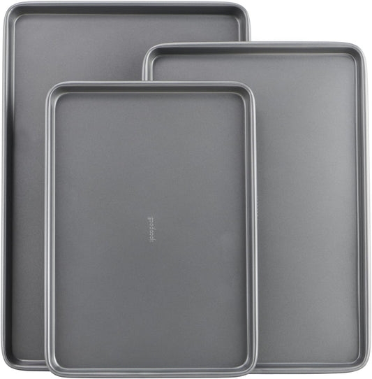 Nonstick Baking Sheet Set — 3 Sizes, Carbon Steel