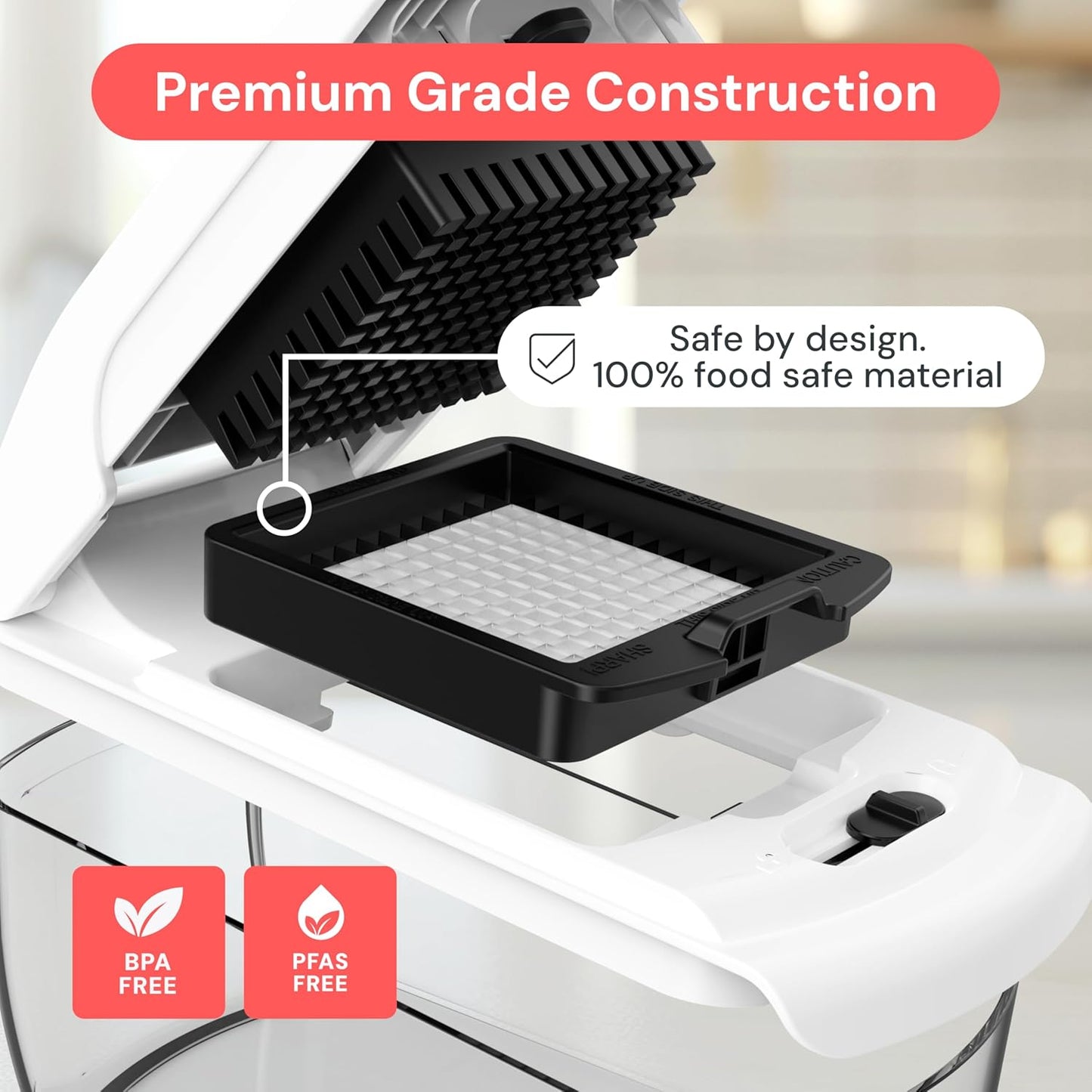 4-in-1 Vegetable Chopper & Spiralizer with Container - Image 5